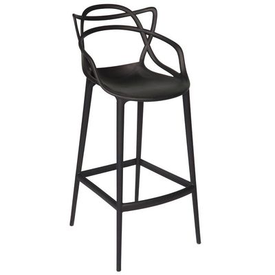 Banqueta Allegra Masters 100% Polipropileno Preta