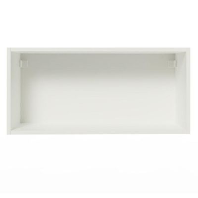 Armário Aéreo de Cozinha Stella 70cm 1 Porta Branco Rustic
