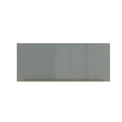 Armário Aéreo Lux 80cm 1 Porta Basculante Branco Cinza