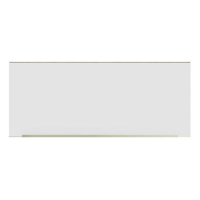 Armário Aéreo 80 Cm 1 Porta Basculante Rustic/Branco Veludo