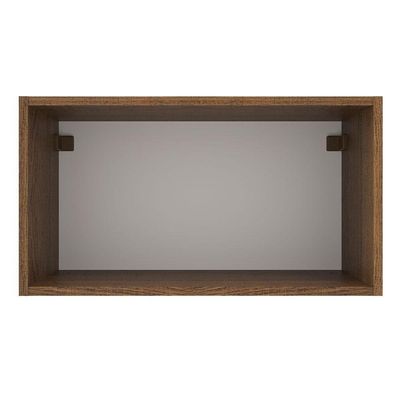 Armário Aéreo 60 Cm 1 Porta Basculante Rustic/branco