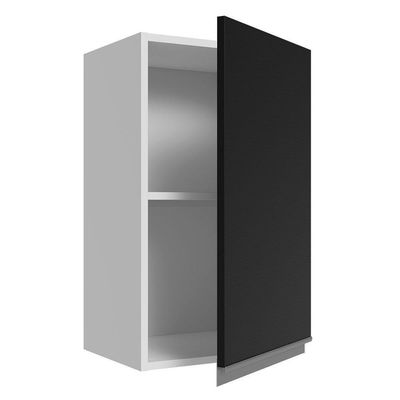 Armário Aéreo 100% Mdf 40 Cm 1 Porta Branco/preto Acordes M