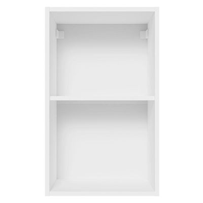 Armário Aéreo 100% Mdf 40 Cm 1 Porta Branco/preto Acordes M