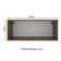 Armário Aéreo Madesa Lux 80cm 1 Porta Suspensa Rustic/cinza