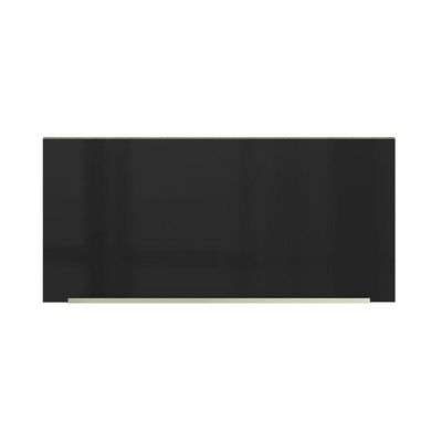 Armário Aéreo 70 Cm 1 Porta Rustic/preto Lux Rustic/preto