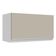 Armário Aéreo 100% Mdf 60 Cm 1 Porta Basculante Branco/crema Smart Madesa Branco/crema