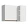 Armário Aéreo de Canto Reims 1 Porta Adega Branco Madesa