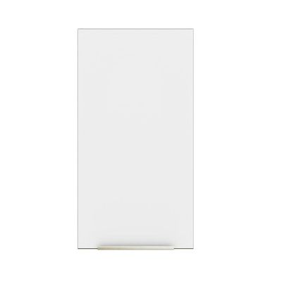 Armário Aéreo 35 Cm 1 Porta Branco/Branco Veludo