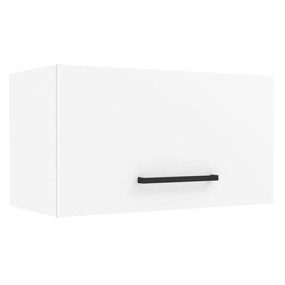 Armário Aéreo 60 Cm 1 Porta Basculante Branco Branco