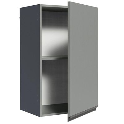 Armário Aéreo 40 Cm 1 Porta Cinza Nice Madesa Cinza