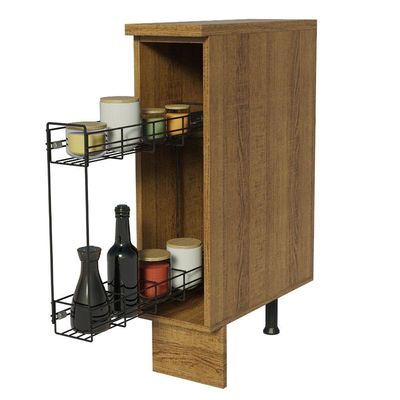 Balcão Porta-temperos Glamy, Agata e Stella 20cm Rustic
