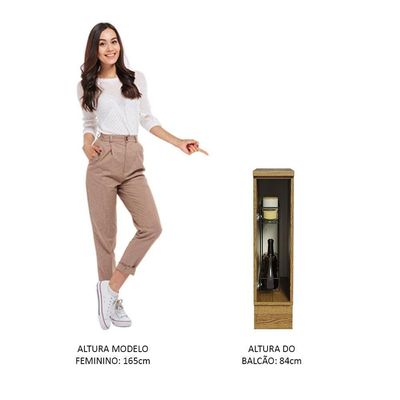 Balcão Porta-temperos Glamy, Agata e Stella 20cm Rustic