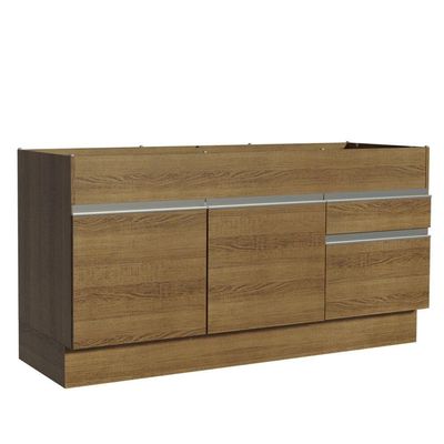 Balcão de Pia Glamy 2 Portas 2 Gavetas Rustic Madesa