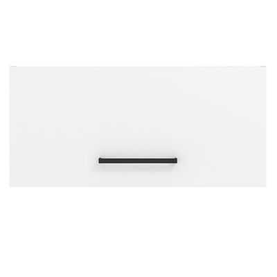 Armário Aéreo De Cozinha 70 Cm 1 Porta Rustic/Branco