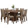 Conjunto Sala De Jantar Mesa Tampo De Madeira 8 Cadeiras Rustic/crema/bege Marrom Marisa Madesa