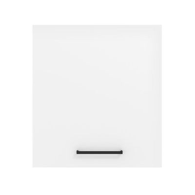 Armário Aéreo 60 Cm 1 Porta Rustic/branco Rustic/branco