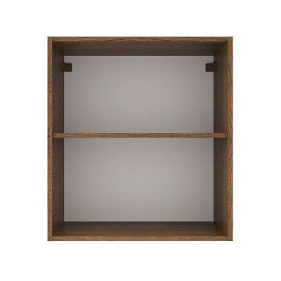 Armário Aéreo 60 Cm 1 Porta Rustic/branco Rustic/branco