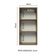 Armário Aéreo Madesa Lux 40x83 cm 1 Porta Rustic e Preto