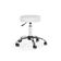 Banqueta Mocho Sem Encosto Com Regulagem De Altura - Branco