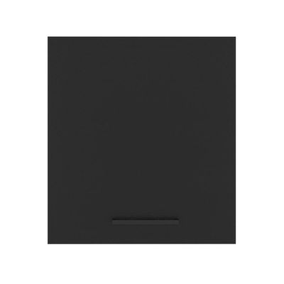Armário Aéreo Madesa Agata 60cm 1 Porta Rustic Preto