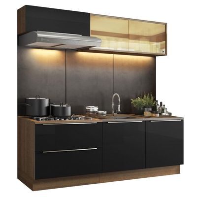 Cozinha Completa Madesa Armário E Balcão 5 Portas 2 Gavetas
