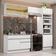 Cozinha Completa 270012 Com Armário E Balcão Branco Branco