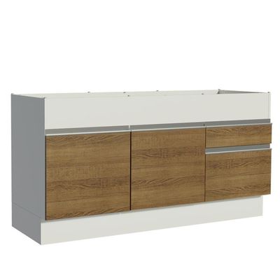Balcão de Pia Glamy 2 Portas 2 Gavetas Madesa