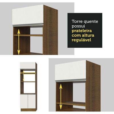 Cozinha Compacta Helen 6 Portas e 2 Gavetas Madesa