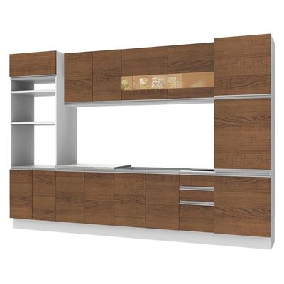 Cozinha Completa Glamy Olímpia 3 Gavetas 14 Portas Madesa