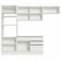 Armário De Cozinha Completa 270cm Branco Glamy 14 Branco