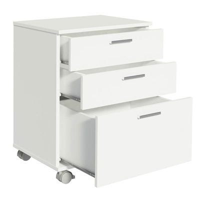 Gaveteiro Para Banheiro Branco Com E Rodinhas Branco