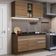 Cozinha Compacta 150002 Com Armário E Balcão RusticRustic