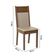 Conjunto Sala De Jantar Mesa Tampo De Madeira 4 Cadeiras Rustic/crema/sintético Bege Claire Madesa