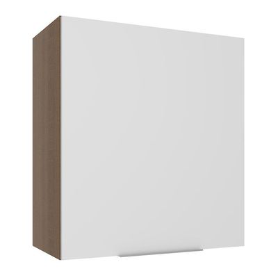 Armário Aéreo Stella 1 Porta Rustic/branco Madesa