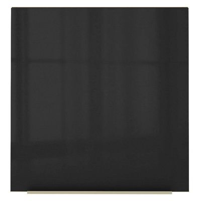 Armário Aéreo Madesa Lux 60cm 1 Porta Rustic e Preto