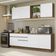 Armário De Cozinha Completa 240cm Rustic/branco Glamy Madesa 06 Rustic/branco