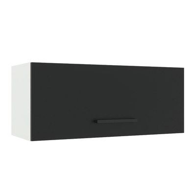 Armário Aéreo Madesa Agata 80cm 1 Porta Basculante Branco