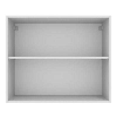 Armário Aéreo Madesa Agata 80 Cm 2 Portas - Branco Branco