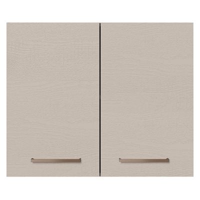 Armário Aéreo 80 Cm 2 Portas Agata Madesa Rustic/crema