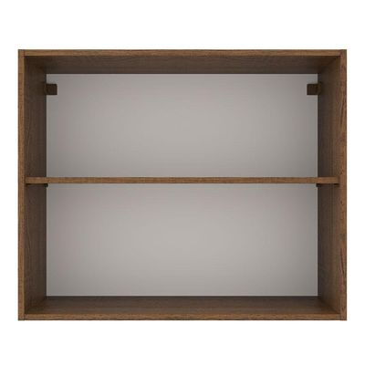 Armário Aéreo 80 Cm 2 Portas Agata Madesa Rustic/crema