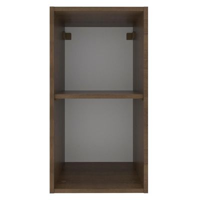 Armário Aéreo Stella 1 Porta Rustic/branco Madesa