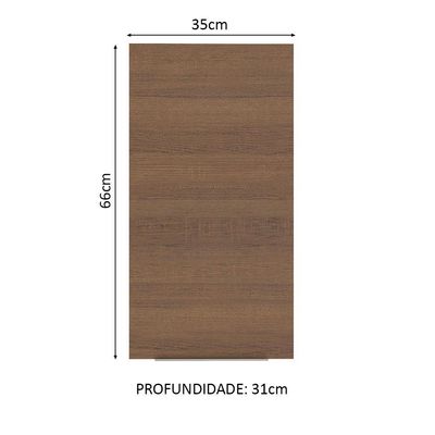 Armário Aéreo Stella 35cm 1 Porta Rustic Madesa