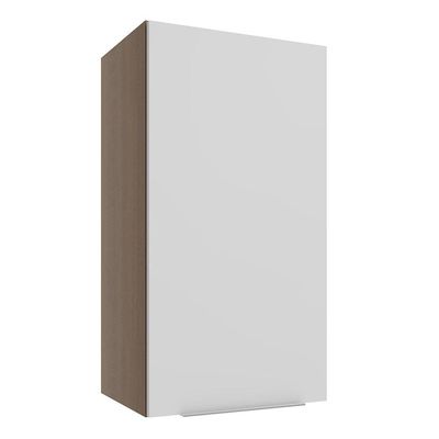 Armário Aéreo Stella 1 Porta Rustic/branco Madesa