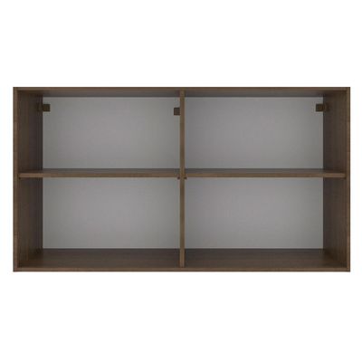 Armário Aéreo Madesa Stella 120 Cm 2 Portas Rustic