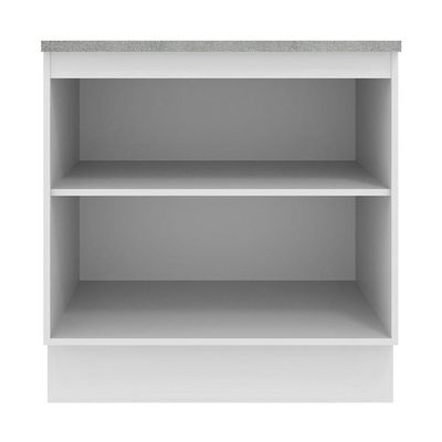 Balcão 80 Cm 2 Portas Branco/crema Agata Madesa Branco/crema