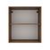 Armário Aéreo Madesa Agata 60 Cm 1 Porta Rustic Cinza