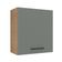 Armário Aéreo Madesa Agata 60 Cm 1 Porta Rustic Cinza