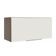 Armário Aéreo de Cozinha Stella 70cm 1 Porta Rustic Branco