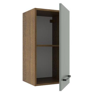 Armário Aéreo Madesa Agata 35 Cm 1 Porta cinza