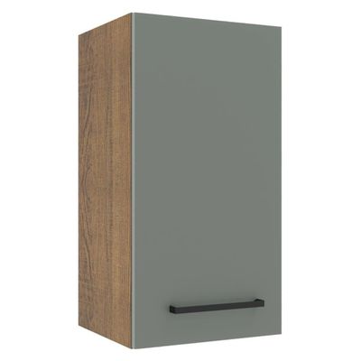 Armário Aéreo Madesa Agata 35 Cm 1 Porta cinza